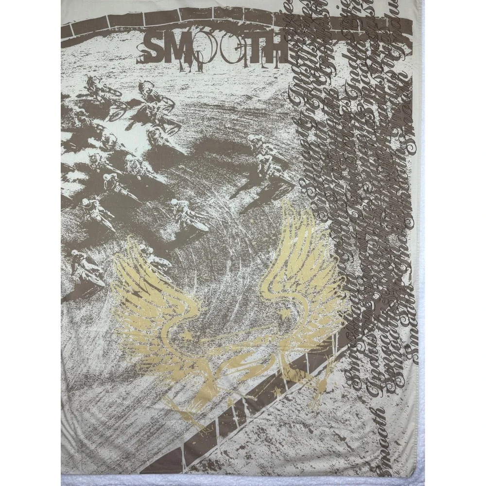 Smooth Industries Motocross Bedding Set Curtains Pillowcase Full Queen Sheet